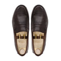 Narvik - Men's Dark Brown Pebble Grain Leather Loafer