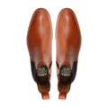 Namey - Men's Orange Tan Calf Leather Chelsea Boot