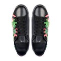 Nixie - Men's Black Hand Painted Sneaker