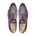 Span - Men's Burnished Purple Calf Leather Oxford Shoe