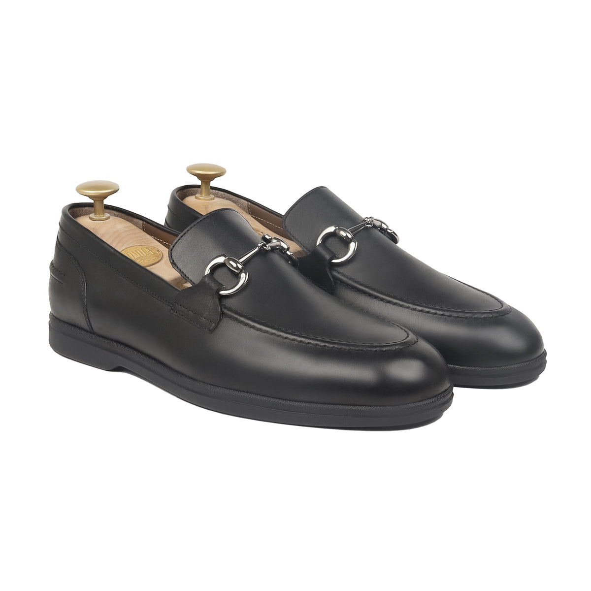 Orvet - Men's Black Calf Leather Loafer