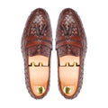 Oyama - Men's Oxblood Hand Woven Calf Leather Loafer