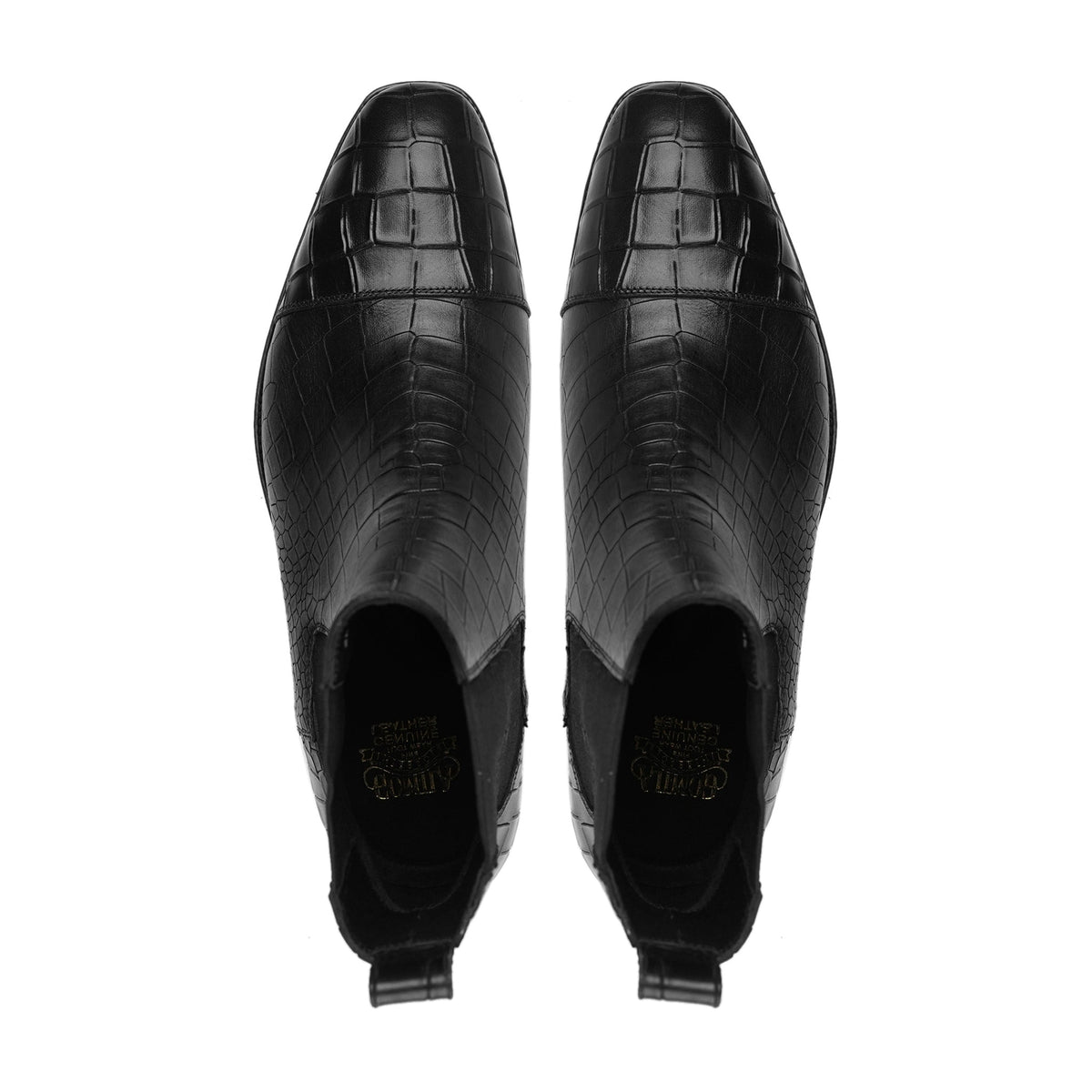 Wiltz - Black Calf Leather Chelsea Boot
