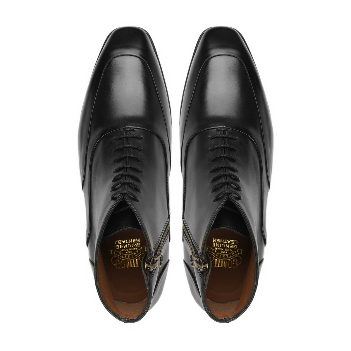 Donduseni - Men's Black Calf Leather Chukka Boot