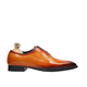 Dino - Men's Burnished Tan Patina Calf Leather Wholecut Shoe