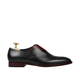 Milano - Men's Charcoal Oxblood Patina Calf Leather Wholecut Shoe