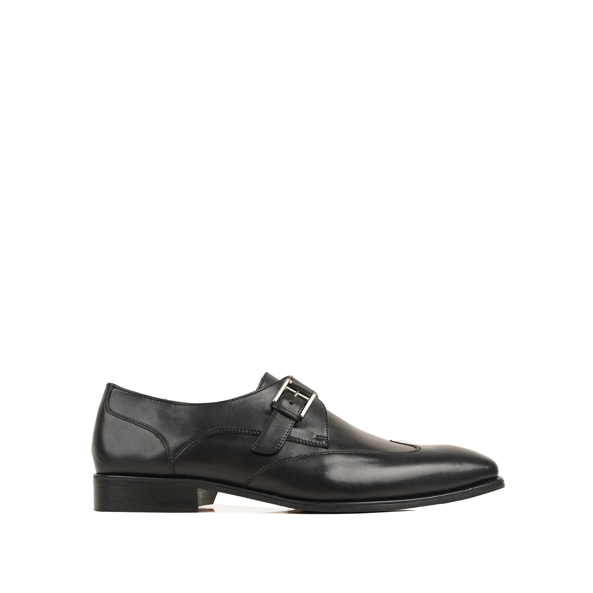 Porsche - Men's Black Calf Leather Single Monkstrap