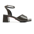 Glamstep - Women's Dark Grey Strapped Heel