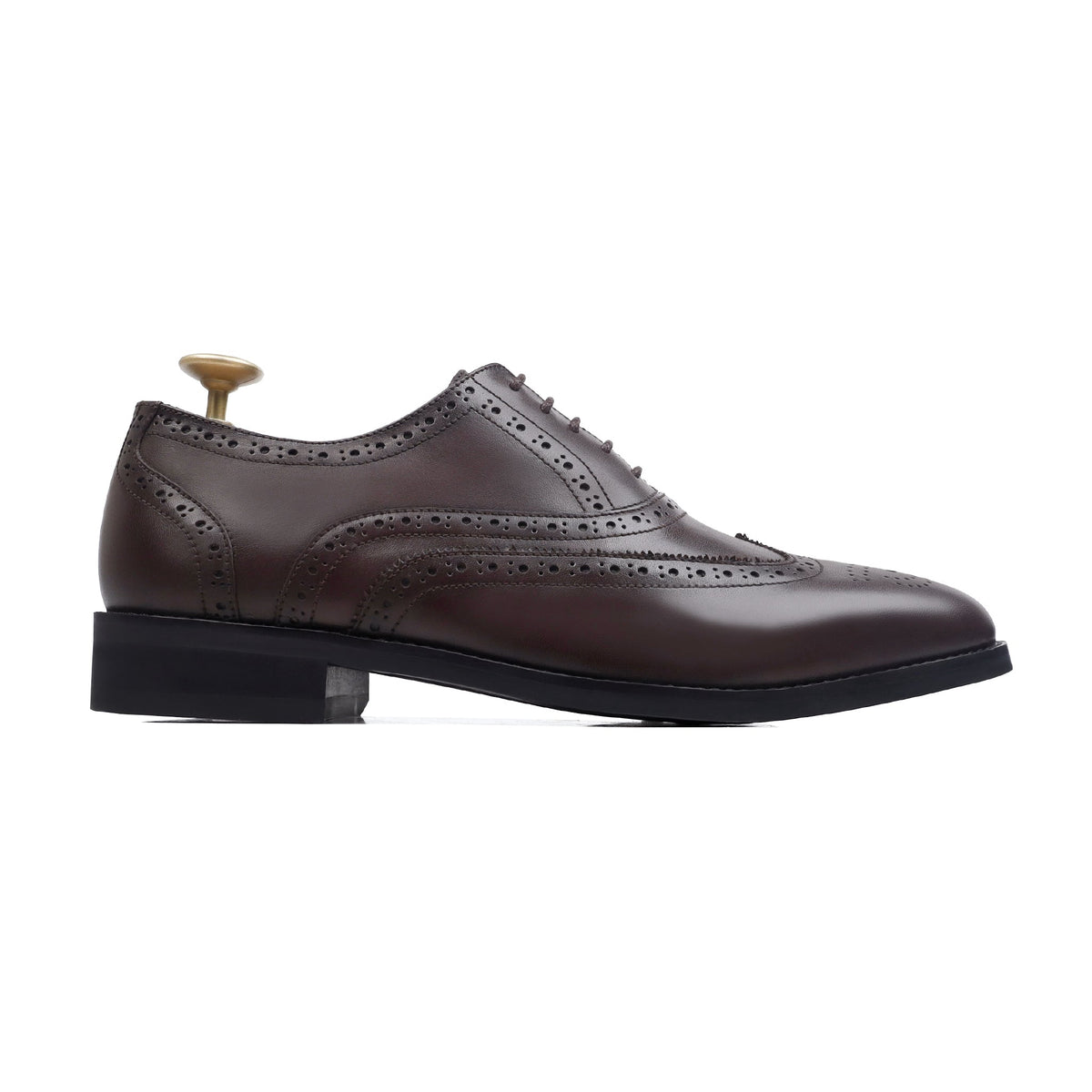 Worchester - Men's Dark Brown Calf Leather Oxford Shoe