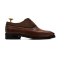 Velox - Men's Brown Patina Kid Suede and Calf Leather Oxford Shoe