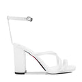 Arlina - Women's White Strapped Heel