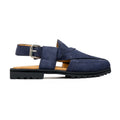 Nao - Men's Blue Suede Leather Sandal