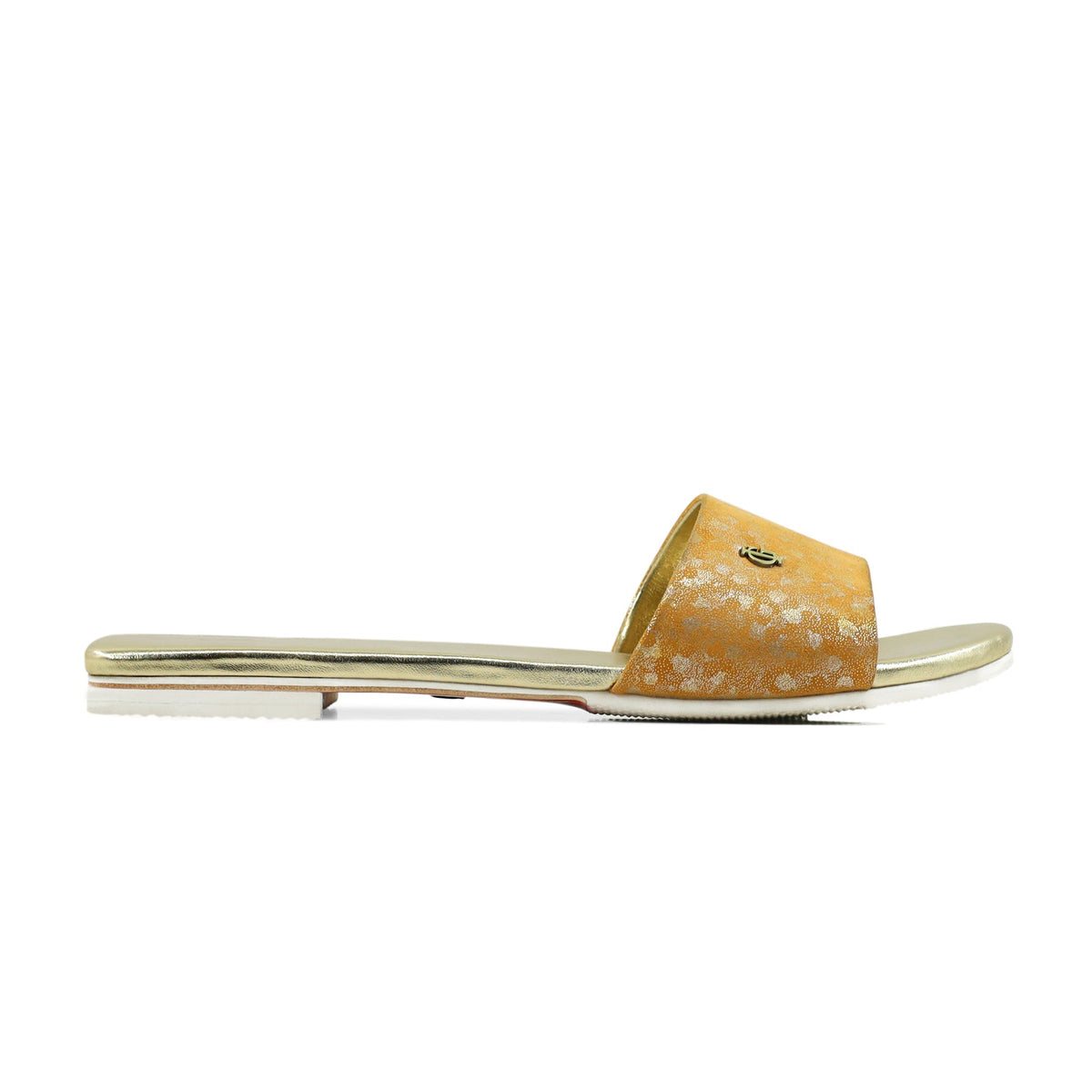 Abbie  - Women's Orange and Golden Slipper