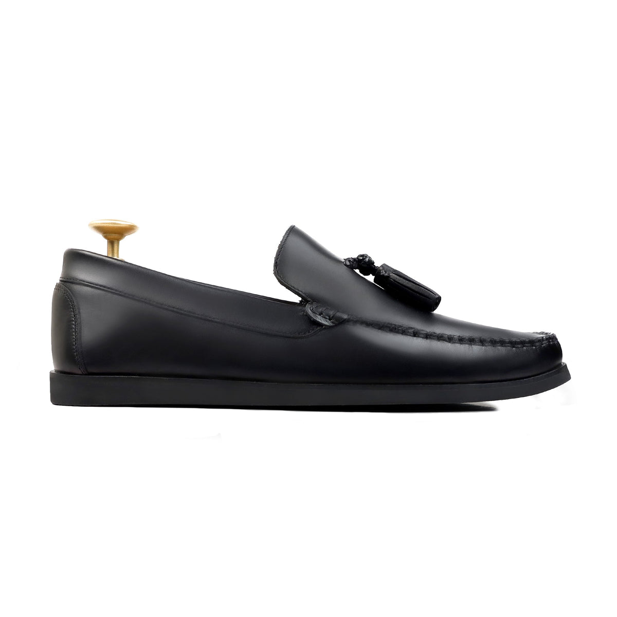 Grace - Men's Black Calf Leather Loafer