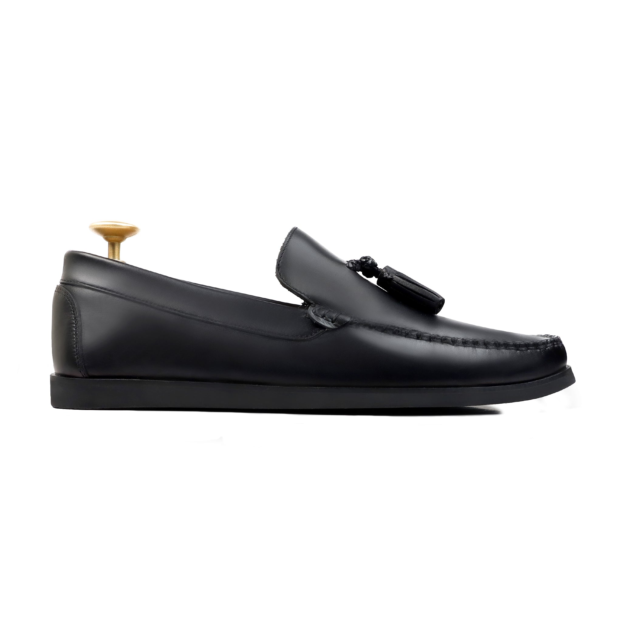 Grace - Men's Black Calf Leather Loafer