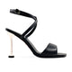 Anna - Women's Black Strapped Heels