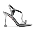 Kily - Women's Silver Grey Strapped 90mm Heels