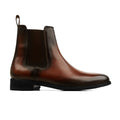 Bravik - Men's Burnished Brown Calf Leather Chelsea Boot