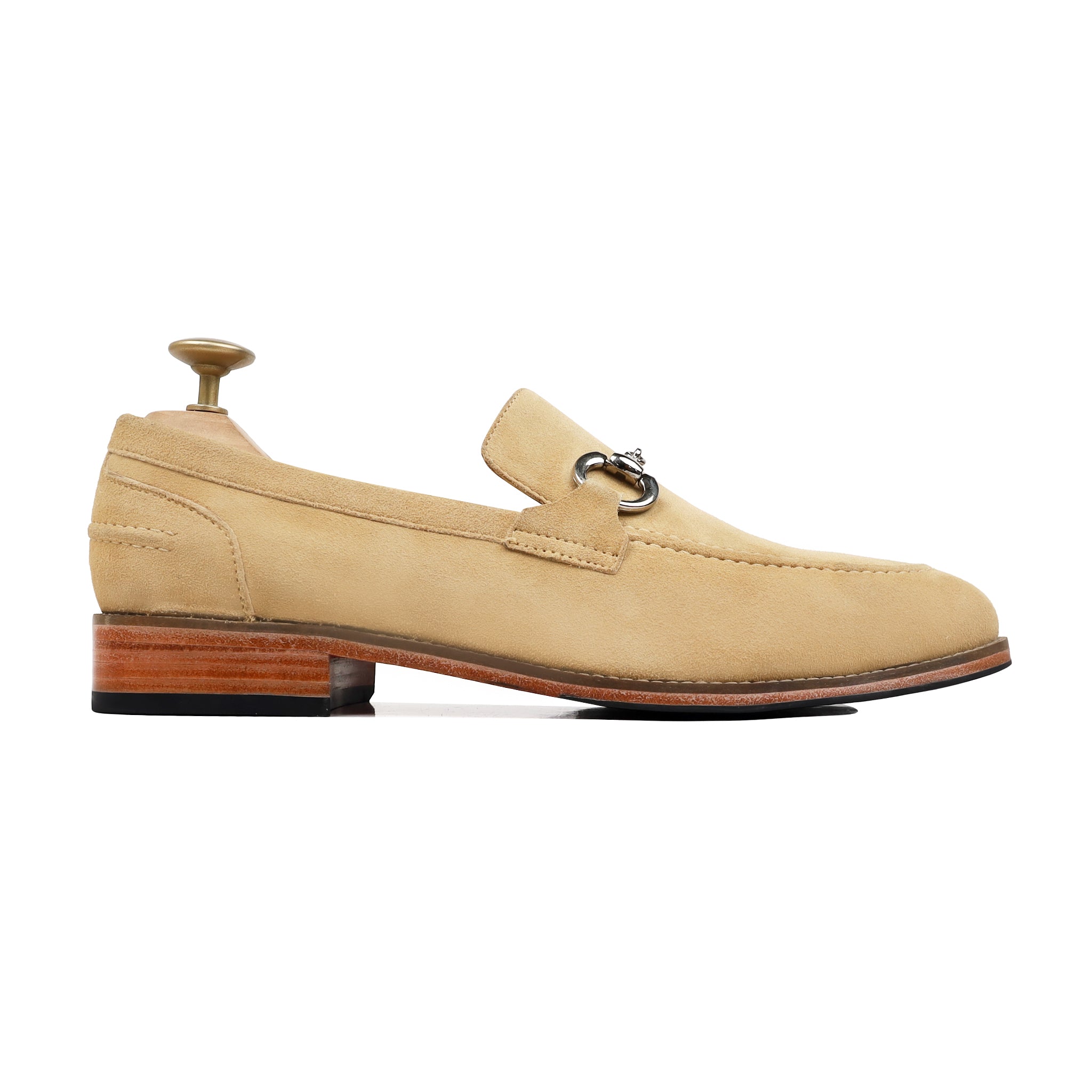 Freeza - Men's Camel Kid Suede Loafer