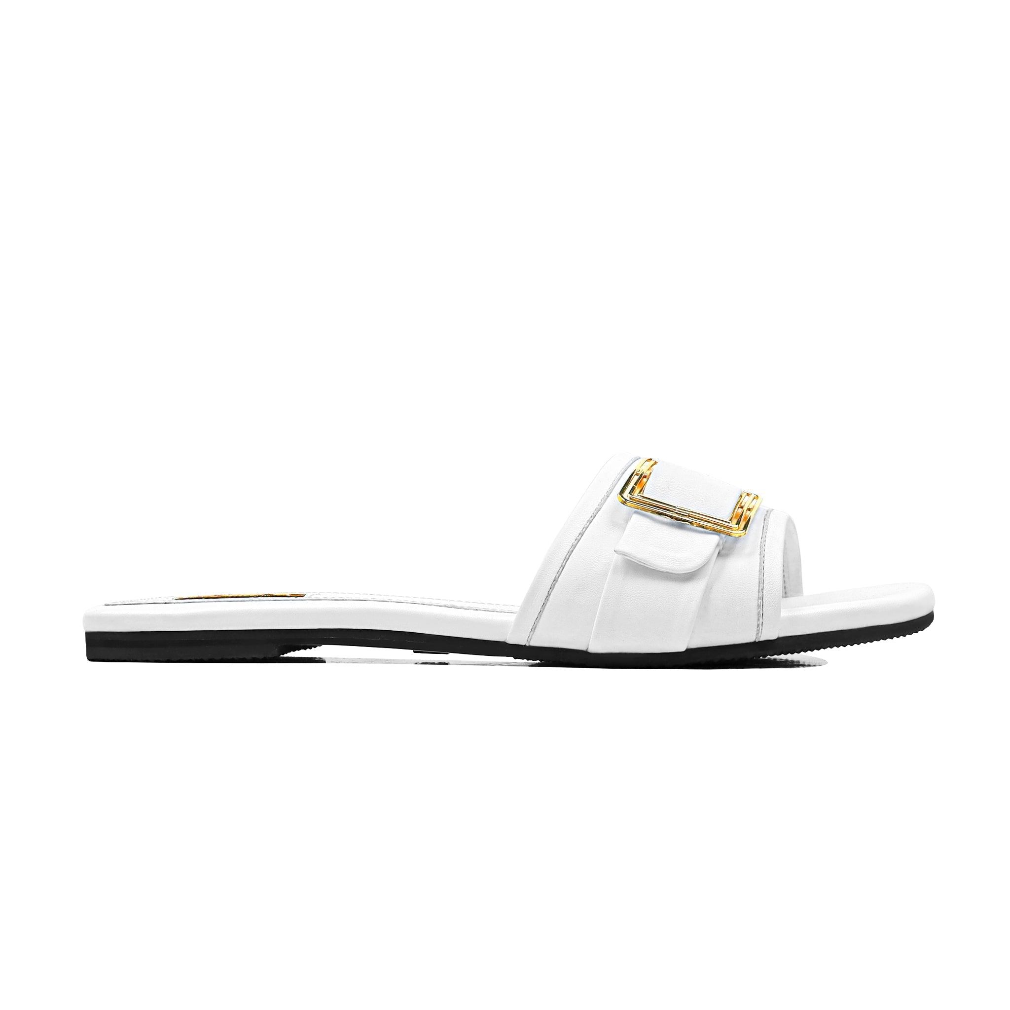 Gabriell - Women's White Slipper