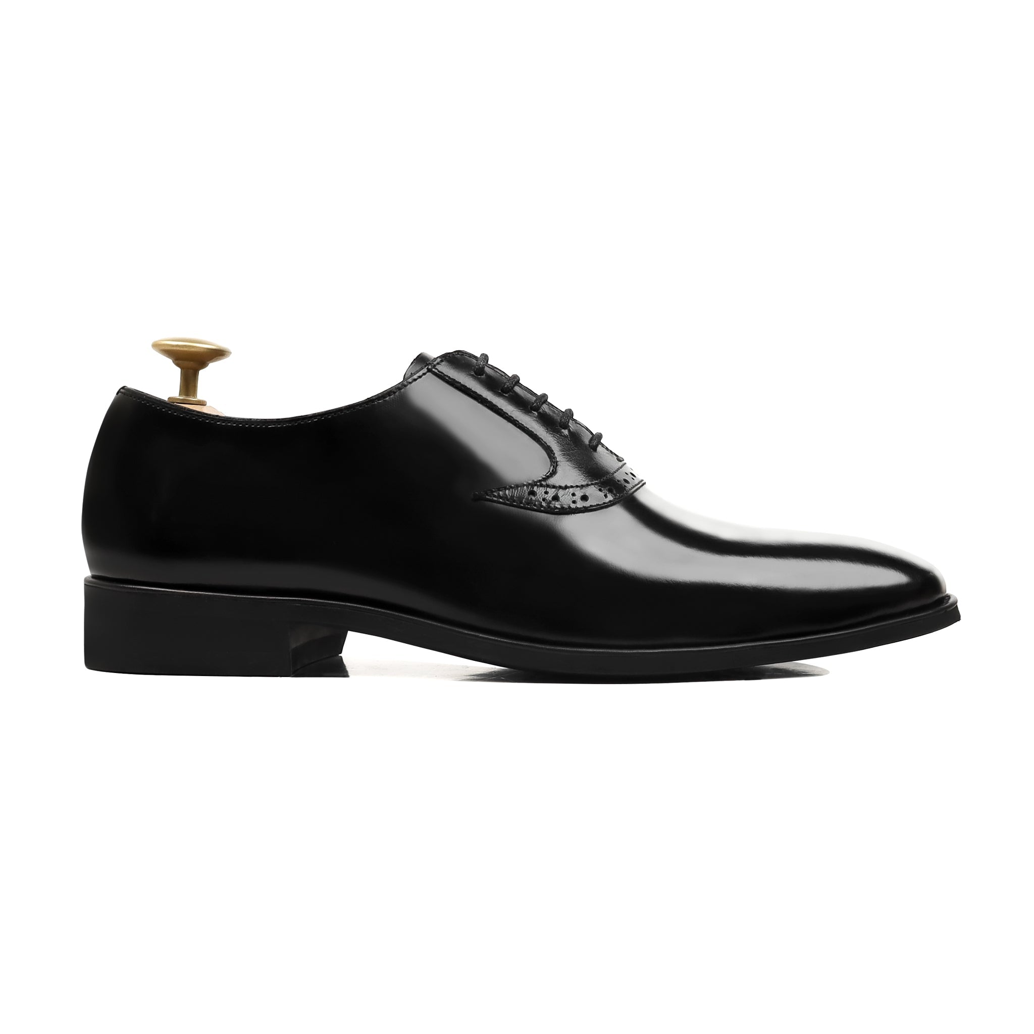 Colt - Men's Black Box Leather High Shine  Oxford Shoe