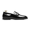 Fenz- Men's Black Patent Leather Loafer