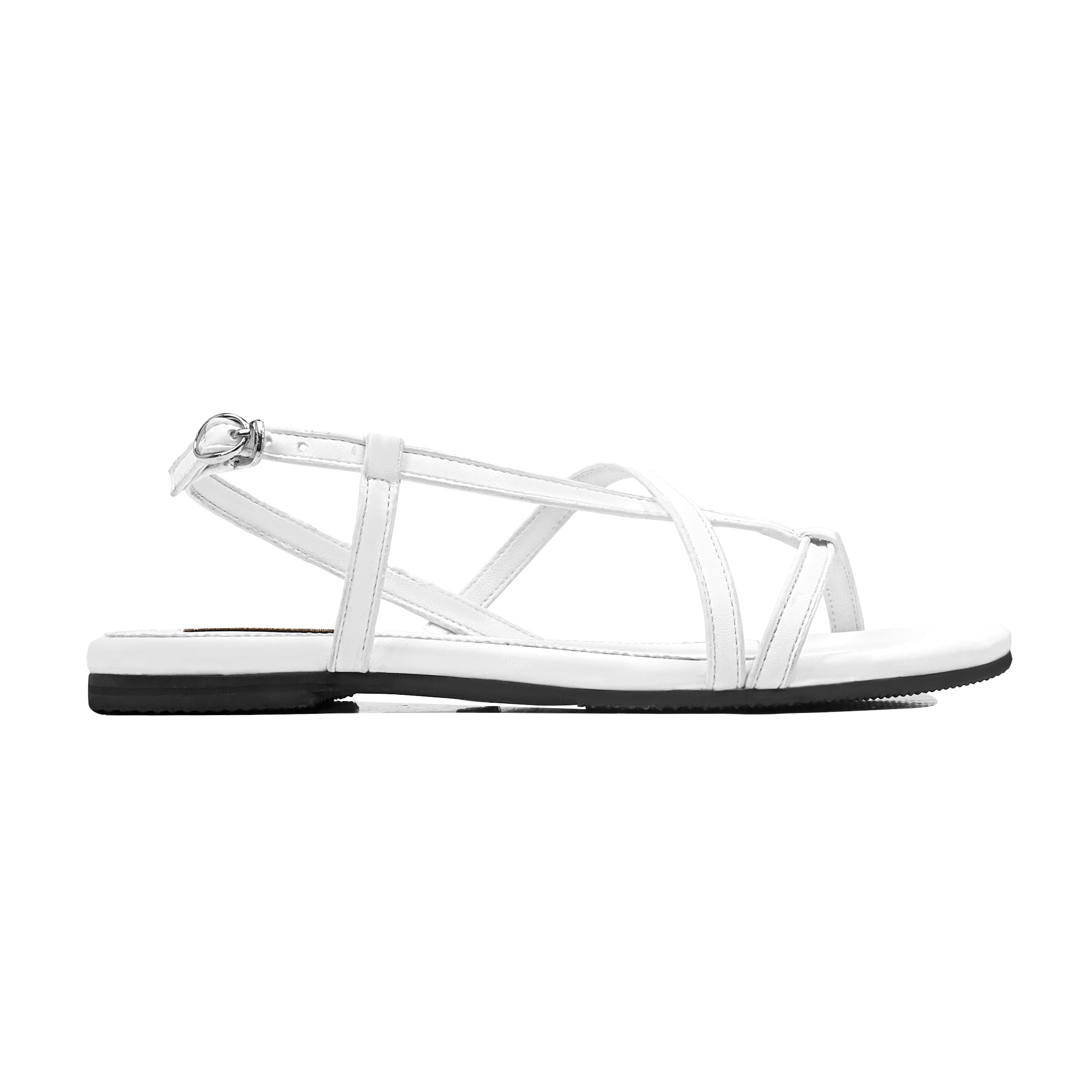 Noxie - Women's White Strapped Sandal