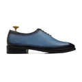 Enzo - Men's Burnished Light Blue Calf Leather Wholecut Shoe - Goodyear Welted