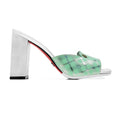 Novella - Women's Argyle Green Heel