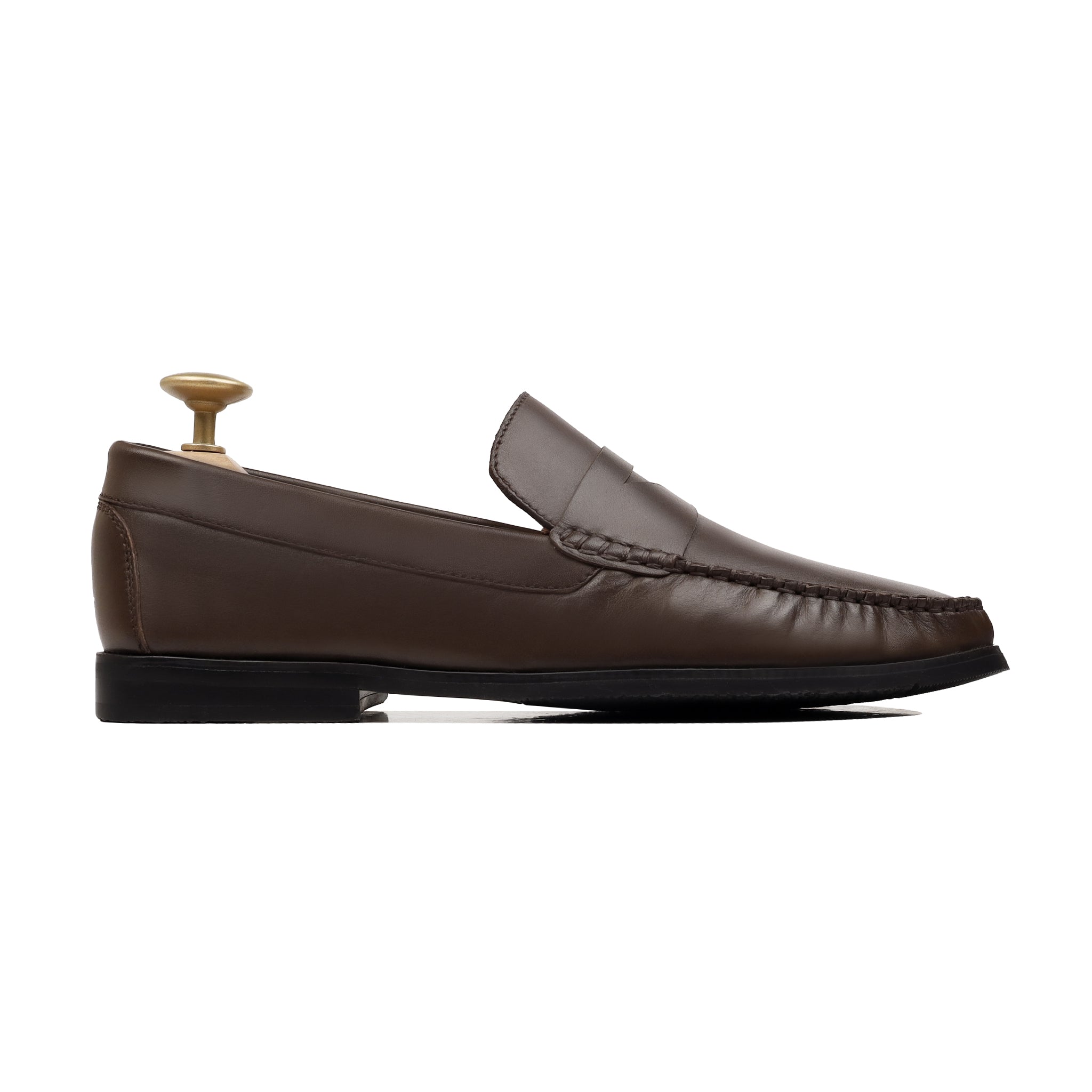 Velorio - Men's Dark Brown Calf Leather Loafer