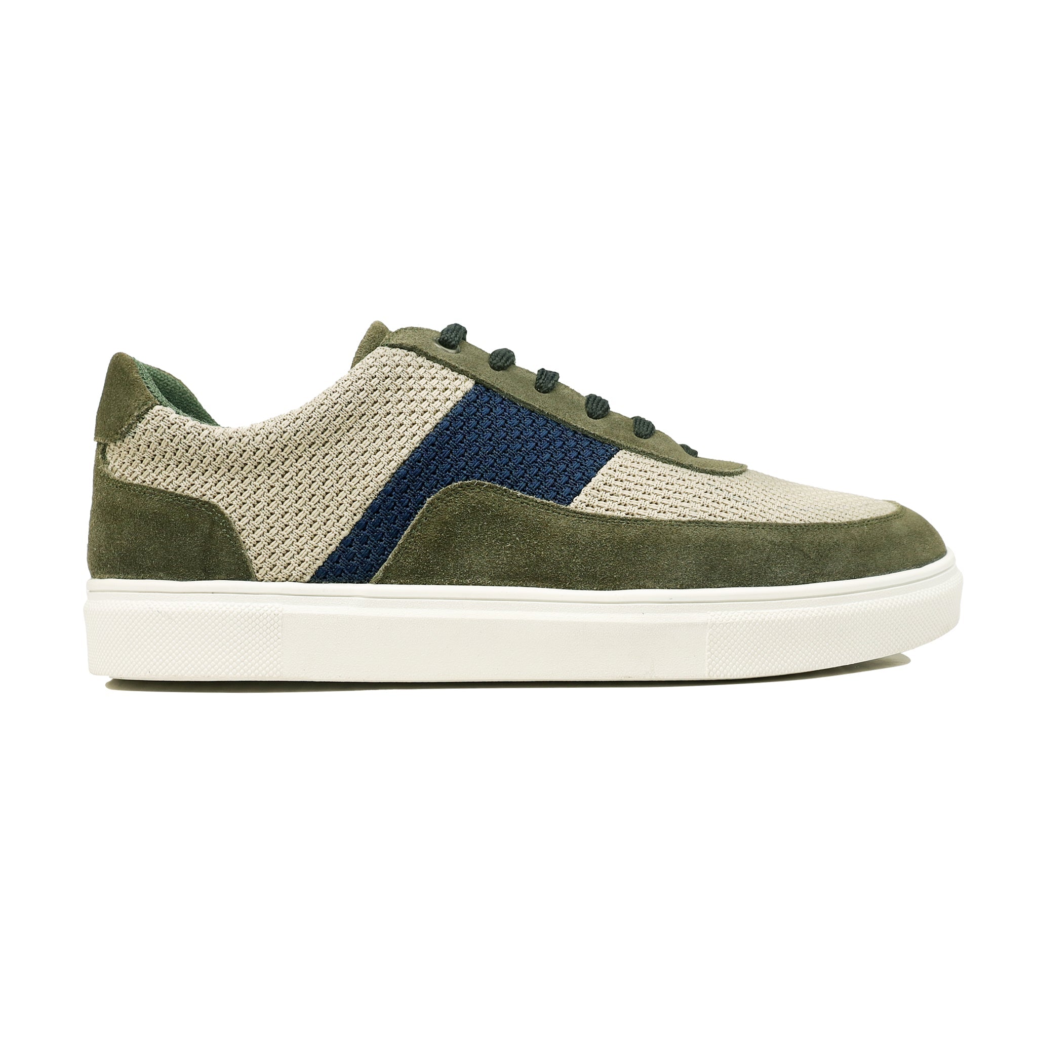 Kinetix - Men's Beige and Olive Green Sneaker