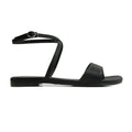 Annabelle - Women's Black Strapped Sandal