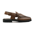 Carmela - Men's Dark Brown Calf Leather Sandal