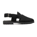 Nao - Men's Black Suede Leather Sandal