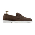 Harlow - Men's Dark Brown Suede Loafer