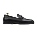 Orvik- Men's Black Calf Leather Loafer