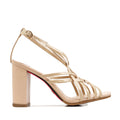 Fiorina - Women's  Beige Strapped Heel