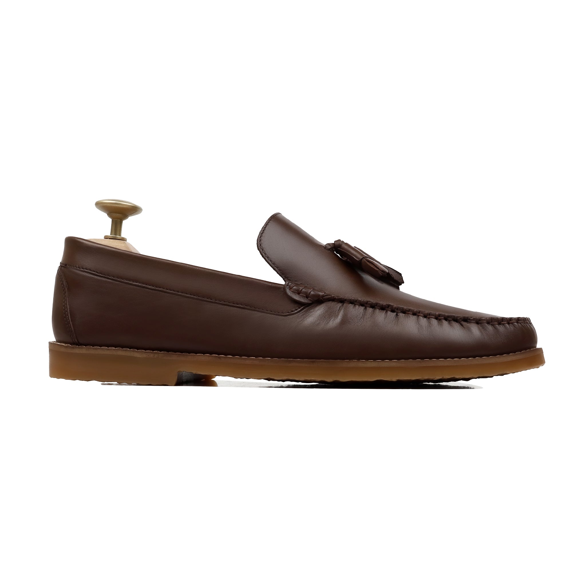 Alvero - Men's Brown Calf Leather Loafer