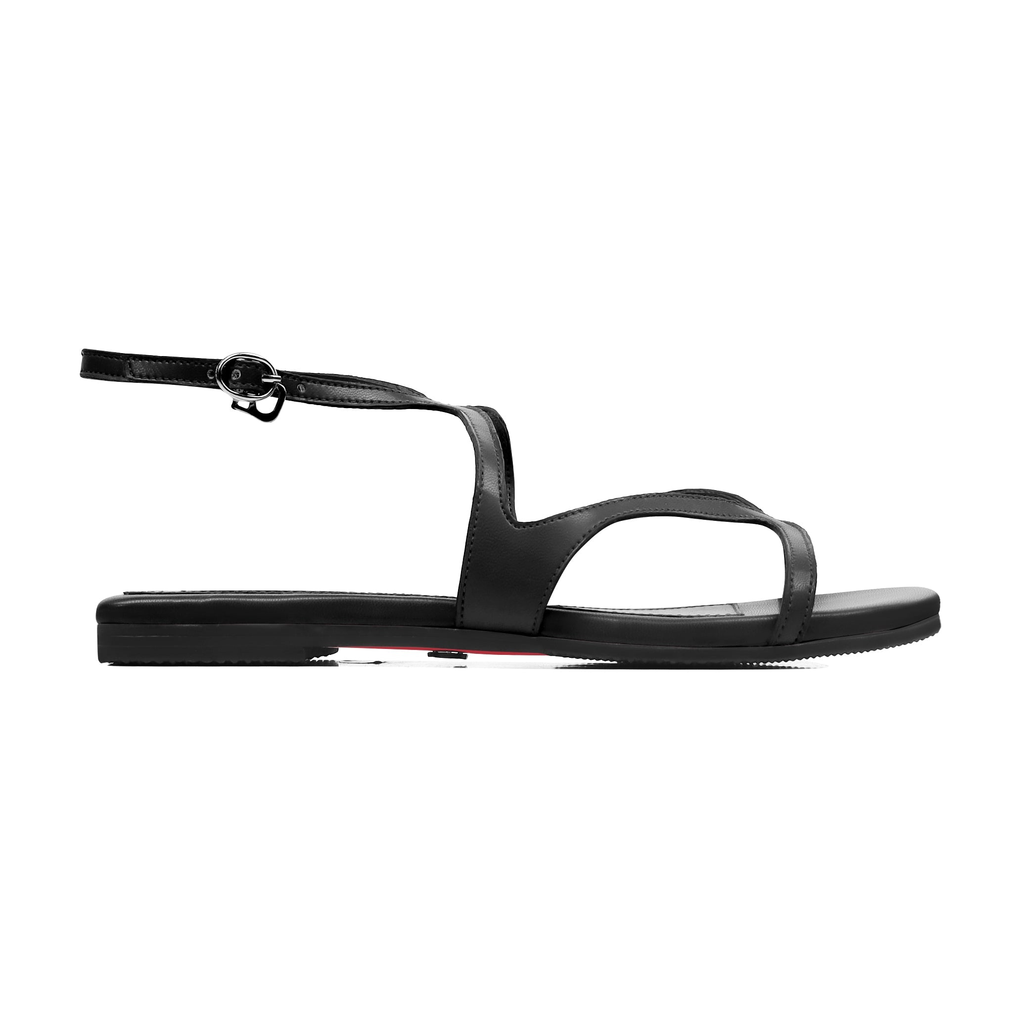 Aris - Women's Black Strapped Sandal