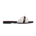Nira - Women's Dark Brown And White Slipper