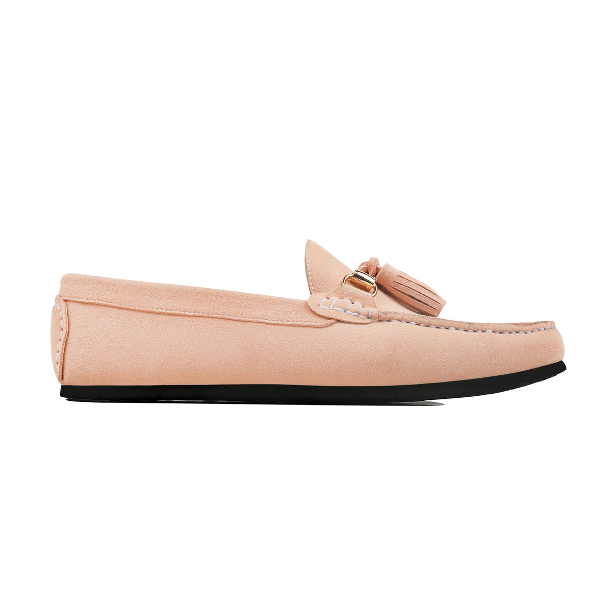 Aira - Ladies Pink Suede Loafer
