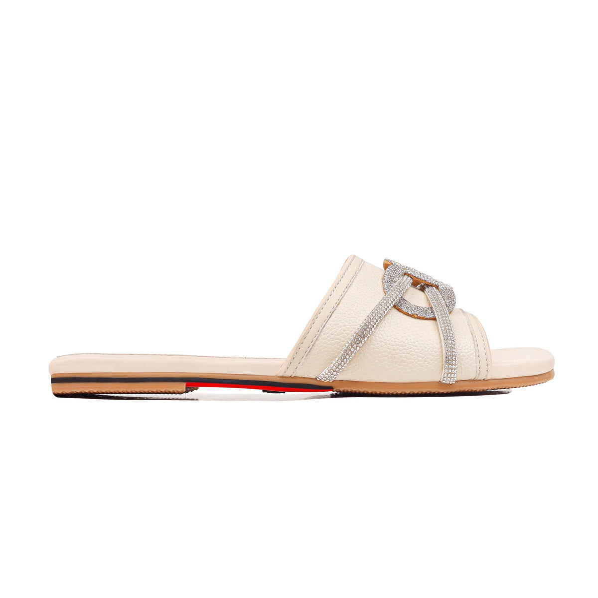 Nia - Women's Beige Slipper
