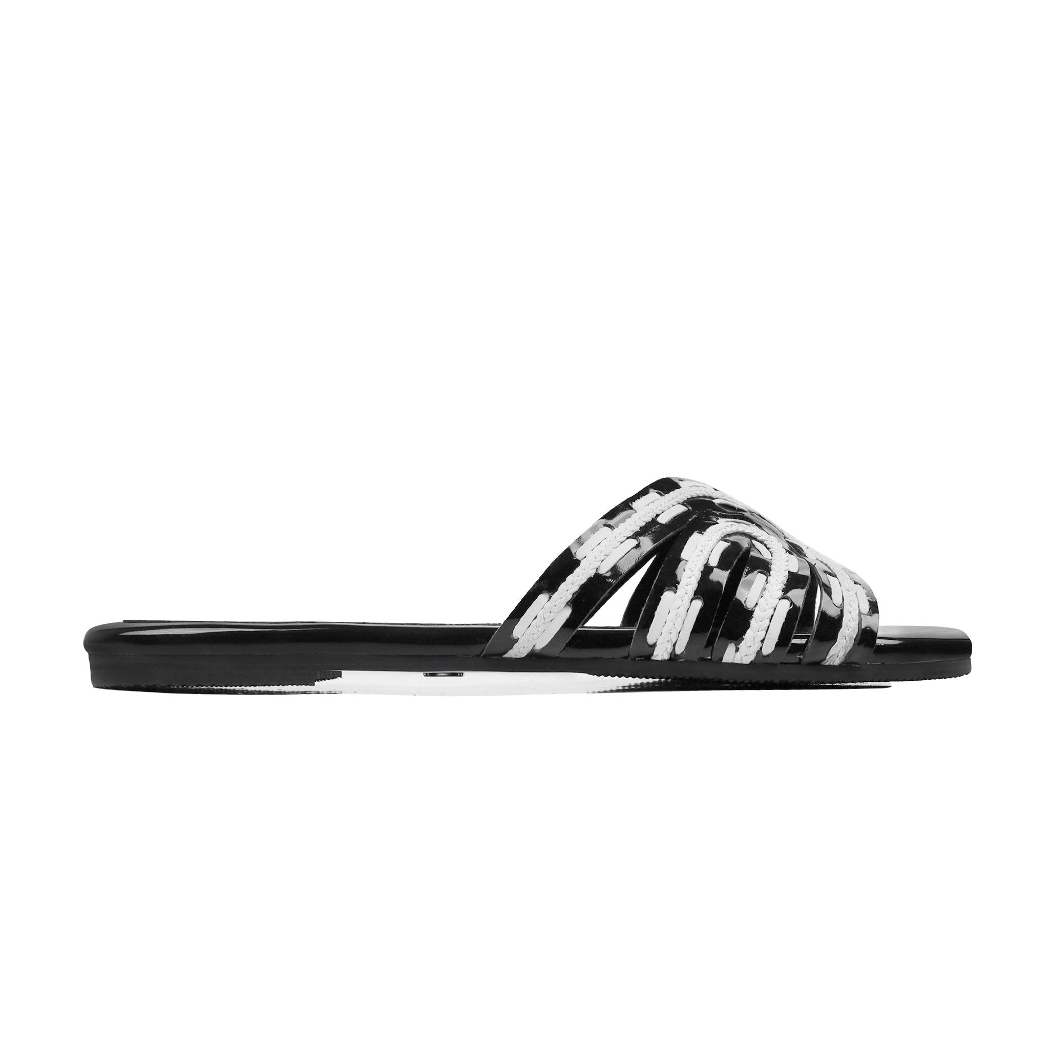 Corvia - Women's Black and White Slipper