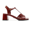 Gracewalk - Women's Oxblood Strapped Heel