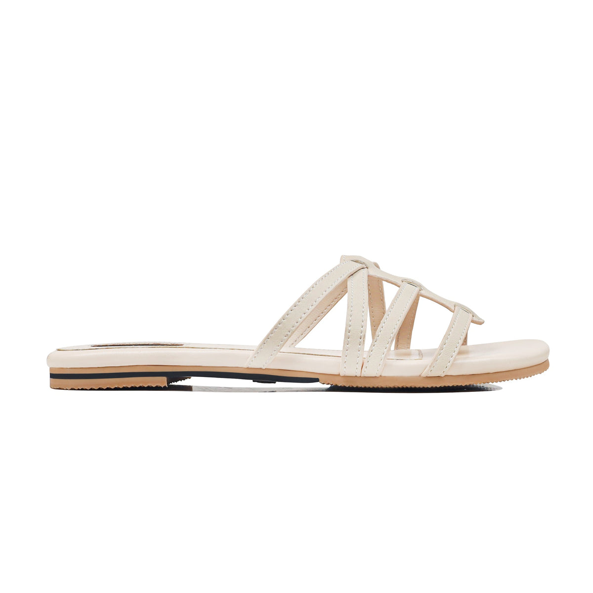 Elvy - Women's Light Beige Slipper