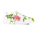 Blaze Lily - Men's White Hand Painted Sneaker