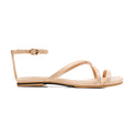 Tessa - Women's Light Beige Strapped Sandal