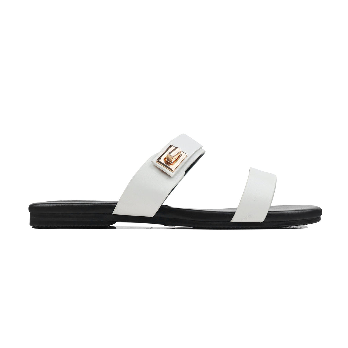Luxe - Women's White Slipper