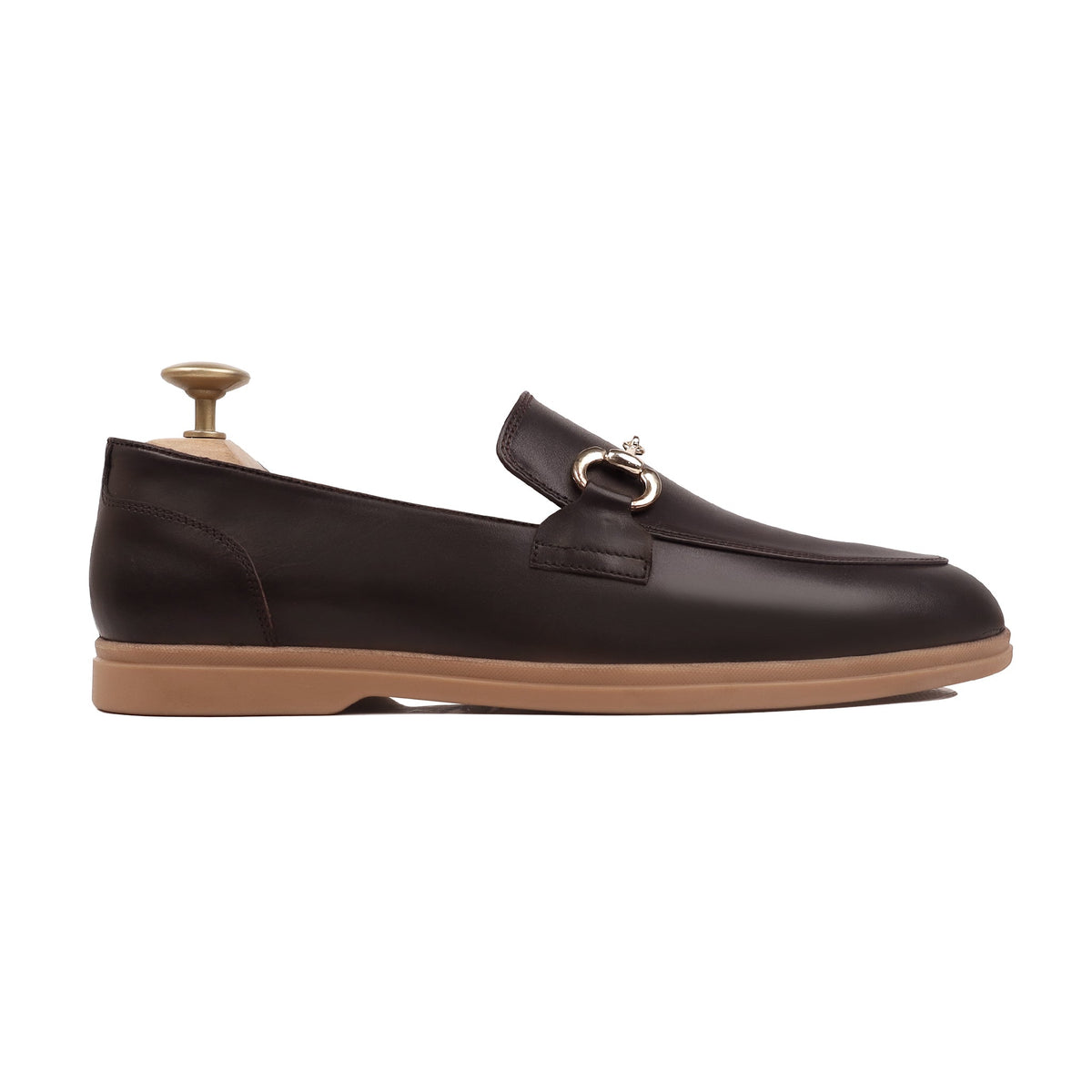 Tolven- Men's Brown Calf Leather Loafer