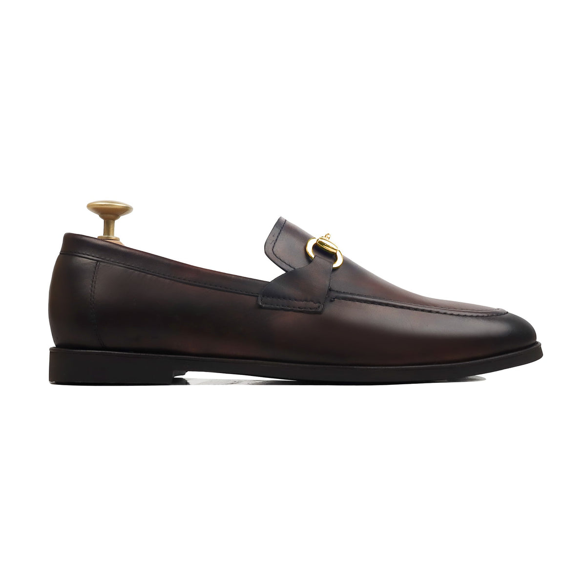 Manuel - Men's Brown Calf Leather Loafer